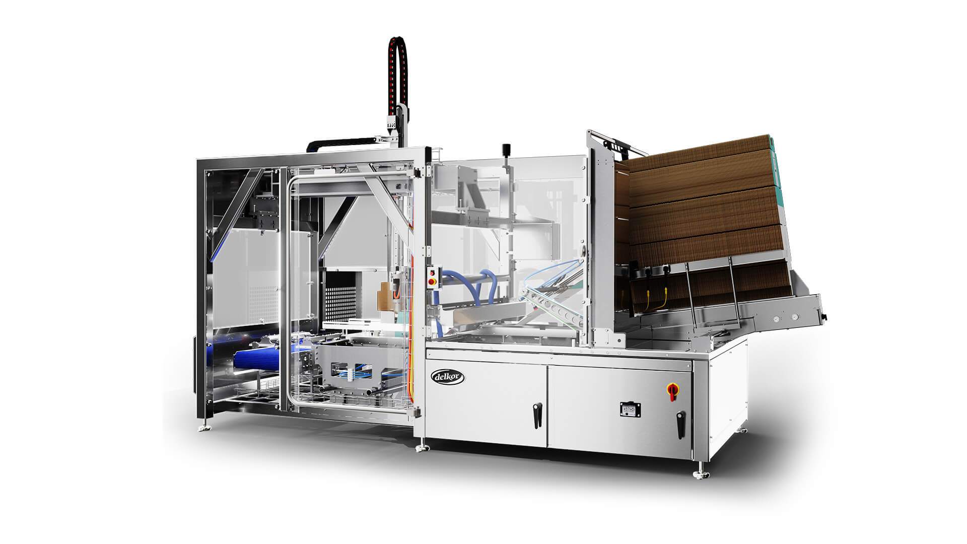Flexible Case & Tray Former | Trayfecta G Series | Delkor Systems